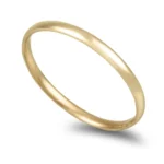 Aliança ouro amarelo – Amêndoa 2,0mm