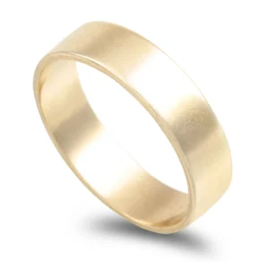 Aliança ouro amarelo – Anilha 5mm