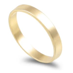 Aliança ouro amarelo – Anilha 3mm