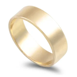 Aliança ouro amarelo – Anilha 6mm