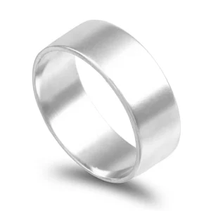Aliança ouro branco – Anilha 7mm