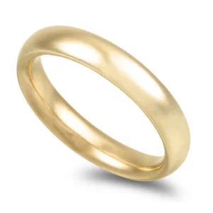 Aliança ouro amarelo – Amêndoa 4,5mm