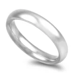Aliança ouro branco – Amêndoa 4,5mm