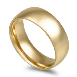 Aliança ouro amarelo – Amêndoa Leve 7mm