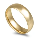 Aliança ouro amarelo – Amêndoa Leve 6mm