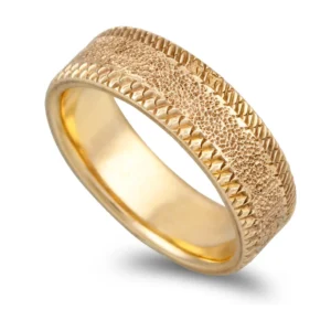 Aliança Ouro 19,2KL Com 6mm De Largura