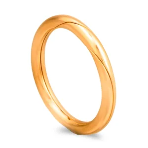 Aliança ouro amarelo de abrir - 3mm