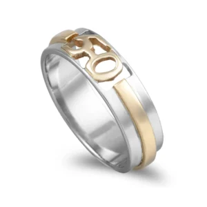 Aliança 50 Anos Casado Com 6mm De Largura