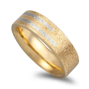 Aliança ouro amarelo - 6mm