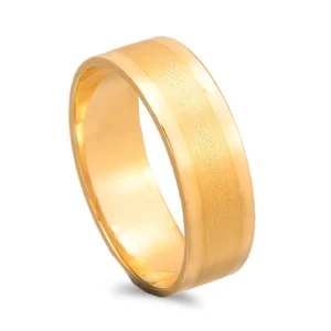 Aliança ouro franco de 19,2kl - 6mm