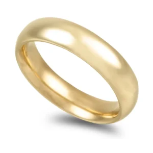 Aliança ouro amarelo – Amêndoa 5,5mm
