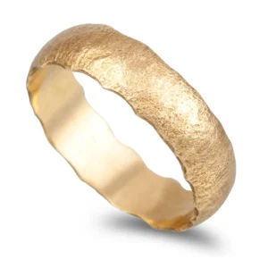 Aliança Ouro Amarelo 19,2KL Com Recortes Laterais