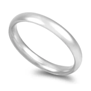 Aliança ouro branco – Amêndoa 3,5mm