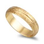 Aliança ouro franco 5mm