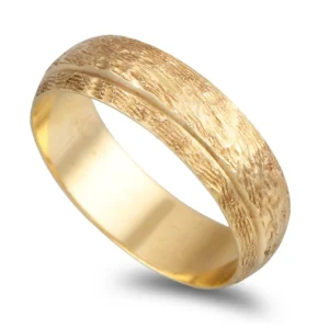 Aliança ouro franco 6mm