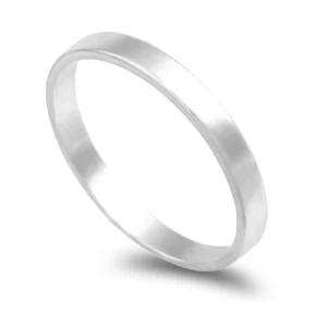 Aliança ouro branco – Anilha 2,5mm