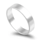 Aliança ouro branco – Anilha 4,5mm