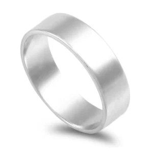Aliança ouro branco – Anilha 5,5mm