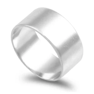 Aliança ouro branco – Anilha 9mm