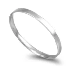 Aliança ouro branco – Anilha amendoada 1,5mm