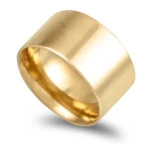 Aliança ouro amarelo – Anilha amendoada 11,0mm