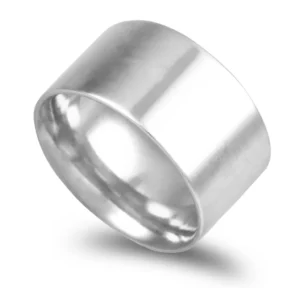 Aliança ouro branco – Anilha amendoada 11,0mm