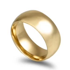 Aliança ouro amarelo – Amêndoa Leve 9mm