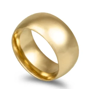 Aliança ouro amarelo – Amêndoa Leve 10mm