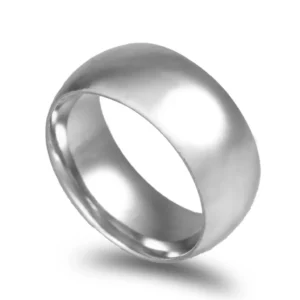 Aliança ouro branco – Amêndoa Leve 9mm
