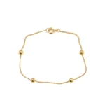 Pulseira em ouro 19,2kl - 18cm