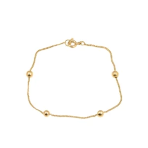 Pulseira em ouro 19,2kl - 18cm