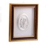 Quadro Em Madeira Menina Comunhão