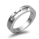 Anel Prata 925 Com Diamante