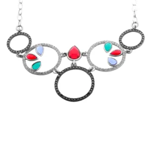 COLAR PRATA 925 COM CRISTAIS SWAROVSKY