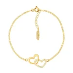 Pulseira Union Of Love Em Prata Dourada 925