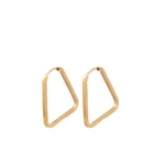 Argolas em ouro de 19,2kl - 18mm