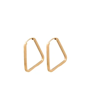 Argolas em ouro de 19,2kl - 18mm