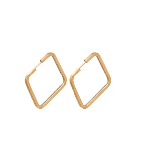 Argolas em ouro  de 19,2kl - 19mm