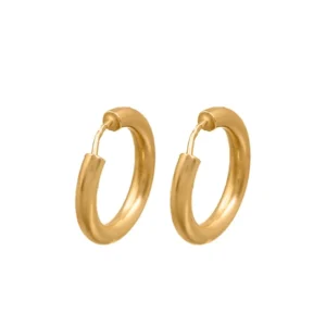 Argolas ouro amarelo 19,2kl - 11mm